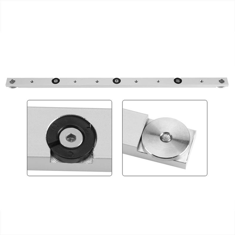 TOPINCN Miter Bar Aluminium Alloy, Jig and Fixture Bar Slider Table Saw Rod Wood Working Tool In Use 450mm Miter Bar T-Slot Track Bar Slider Rod Woodworking Tool - Image 3